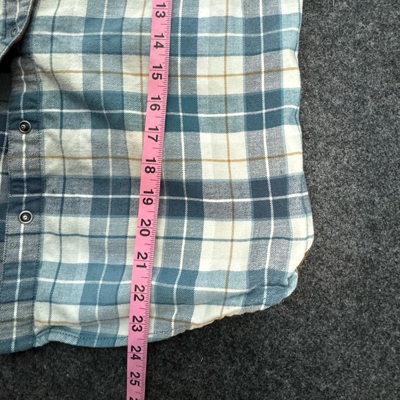 KUHL flannel blue white womens medium - Picture 7 of 7